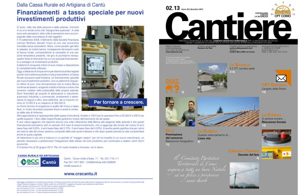 Rivista Cantiere Dicembre 2013