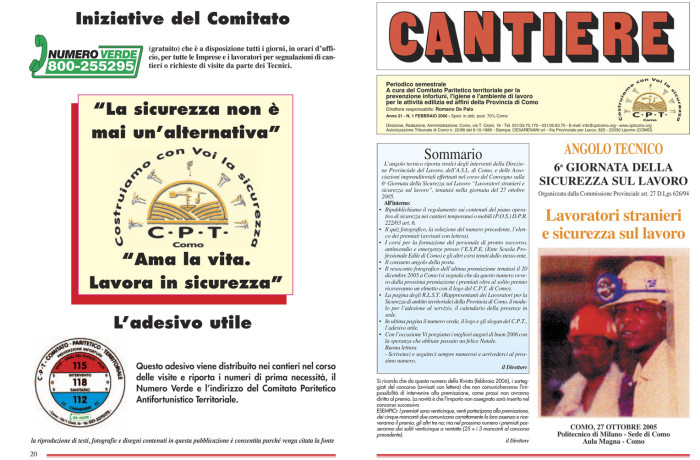 Rivista Cantiere Febbraio 2006