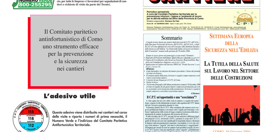 Rivista Cantiere Gennaio 2005