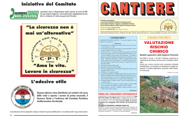 Rivista Cantiere Gennaio 2008