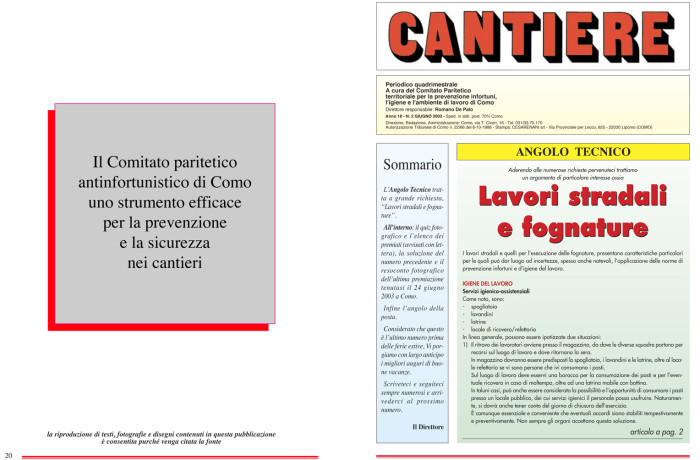 Rivista Cantiere Giugno 2003