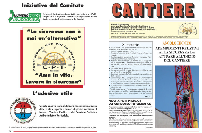 Rivista Cantiere Luglio 2006