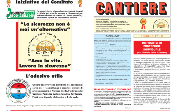 Rivista Cantiere Luglio 2009