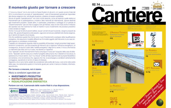 Rivista Cantiere Dicembre 2014