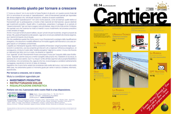 Rivista Cantiere Dicembre 2014