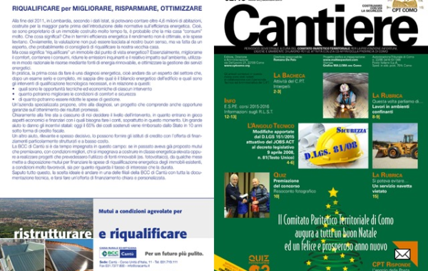 Rivista Cantiere Dicembre 2015