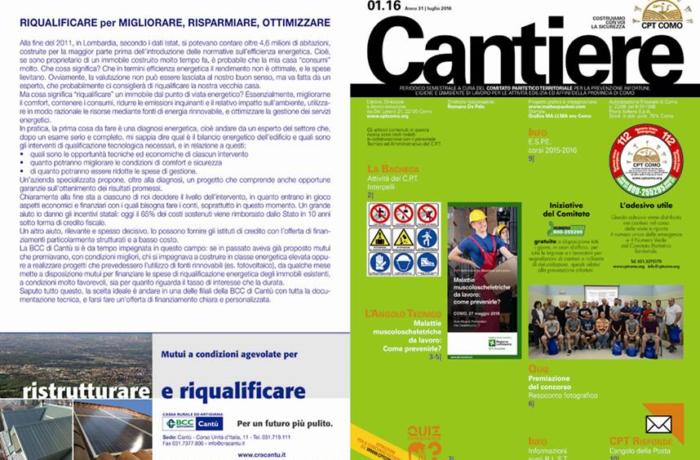 Rivista Cantiere luglio 2016