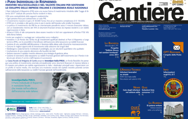 Rivista Cantiere Luglio 2017