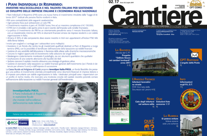 Rivista Cantiere Luglio 2017