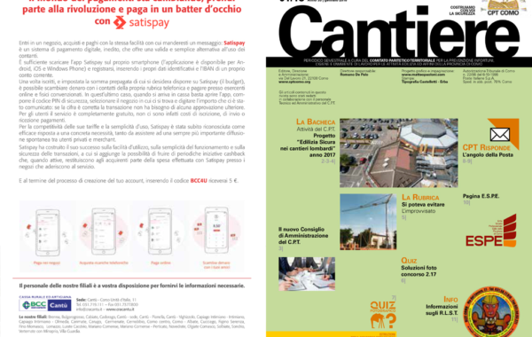 Rivista Cantiere Gennaio 2018