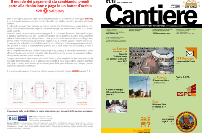 Rivista Cantiere Gennaio 2018