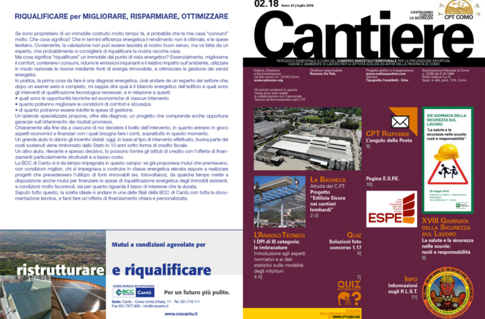 Rivista Cantiere Luglio 2018