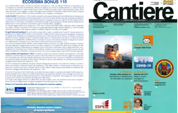 Rivista Cantiere Settembre 2021